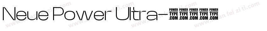 Neue Power Ultra字体转换